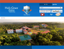 Tablet Screenshot of holygraceacademy.com